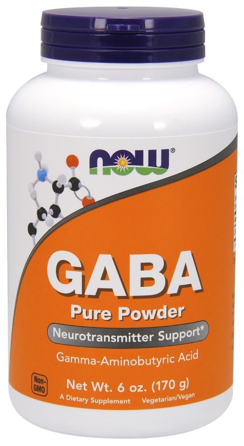 NOW Foods GABA, Pure Powder - 170g
