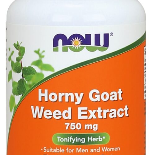 NOW Foods Horny Goat Weed Extract, 750mg - 90 tablets