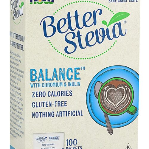 NOW Foods Better Stevia Balance with Chromium & Inulin - 100 packets