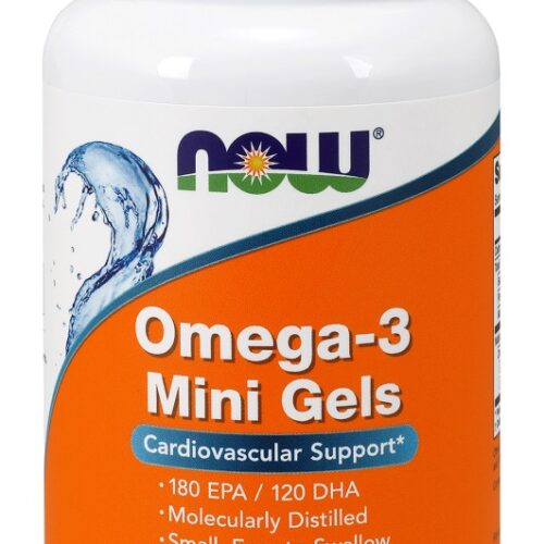NOW Foods Omega-3 Mini Gels - 180 softgels