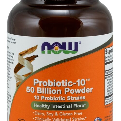 NOW Foods Probiotic-10, 50 Billion Powder - 57g