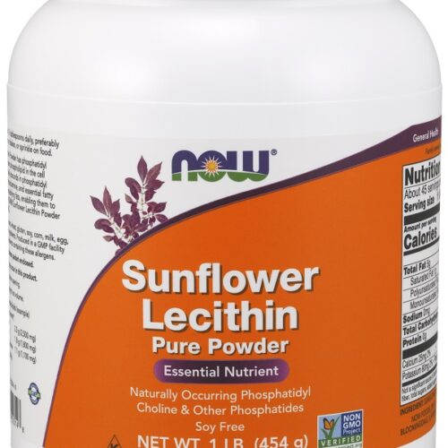 NOW Foods Sunflower Lecithin, Pure Powder - 454g