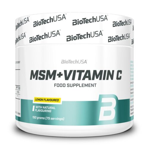 BioTechUSA MSM + Vitamin C, Lemon - 150g
