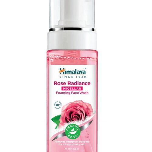 Himalaya Rose Radiance Micellar Foaming Face Wash - 150 ml.
