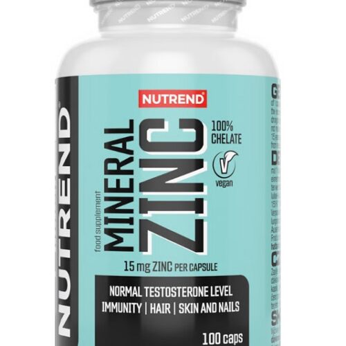 Nutrend Mineral Zinc 100% Chelate, 15mg - 100 vcaps