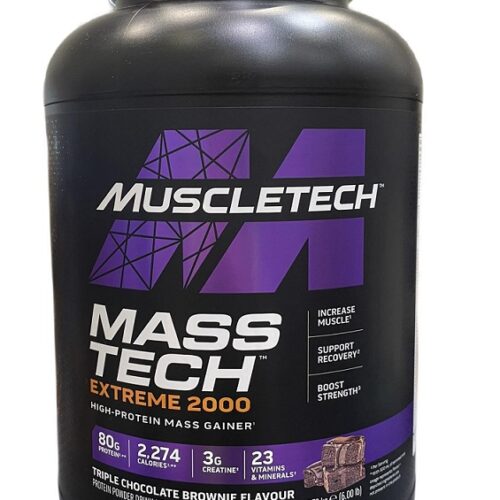 MuscleTech Mass-Tech Extreme 2000, Triple Chocolate Brownie - 2720g