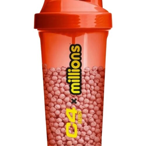 Cellucor C4 Energy x Millions Strawberry Shaker, Red - 800 ml.