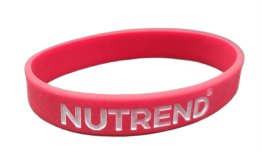 Nutrend Silicone Bracelet, Red