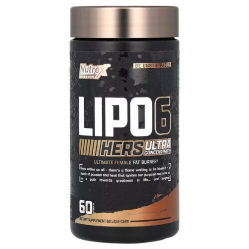 Nutrex Lipo-6 Black Hers Ultra Concentrate with Caffeine - 60 caps