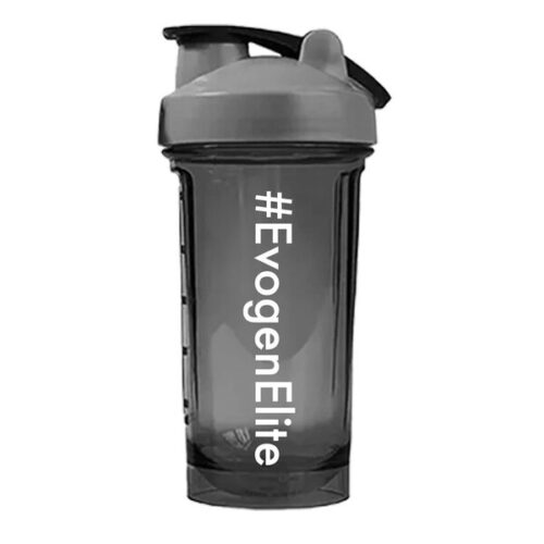 Evogen Elite Transparent Shaker, Grey - 500 ml.
