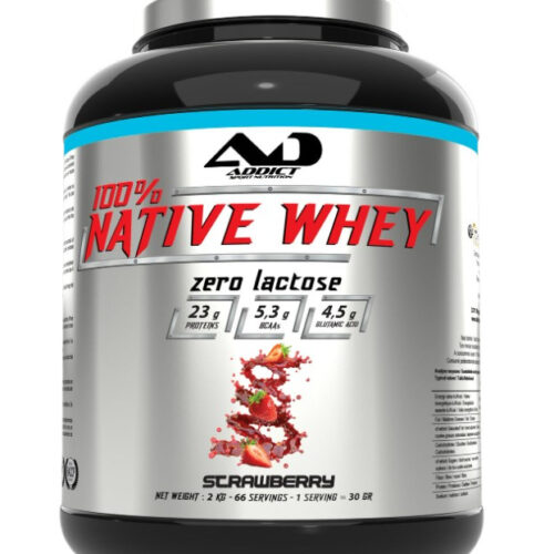 100% Native Whey Zero Lactose - Strawberry - 2000g