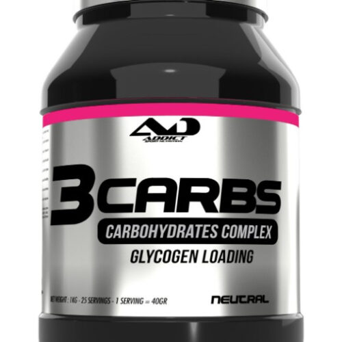 3Carbs Carbohydrates Complex Glycogen Loading, Neutral - 1000g