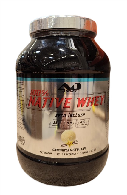 100% Native Whey Zero Lactose - Creamy Vanilla - 1000g