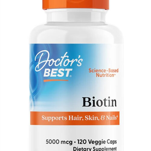 Doctor's Best Biotin, 5000mcg - 120 vcaps