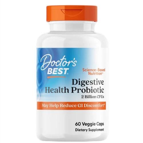 Doctor's Best Digestive Health Probiotic 2 Billion with LactoSpore - 60 vcaps