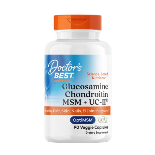 Doctor's Best Glucosamine Chondroitin MSM + UC-II - 90 vcaps