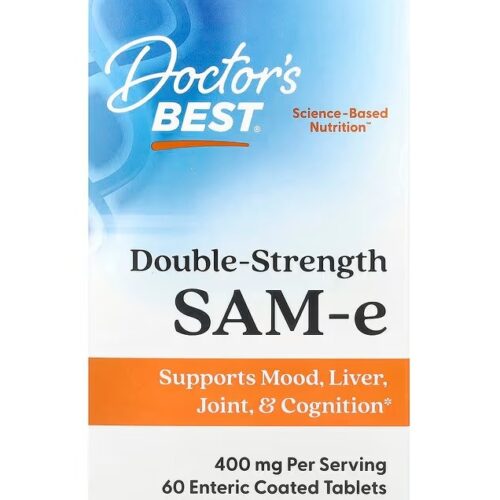 Doctor's Best SAM-e, 400mg Double-Strength - 60 tablets