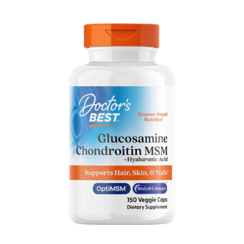Doctor's Best Glucosamine Chondroitin MSM + Hyaluronic Acid - 150 vcaps