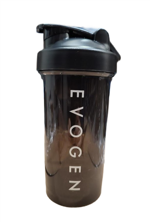 Evogen Next-Gen Transparent Shaker, Black - 500 ml.