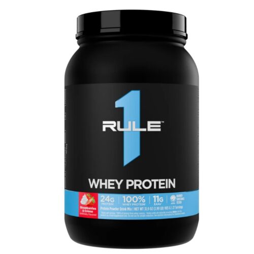 Rule One R1 Whey Protein, Strawberries & Creme - 905g