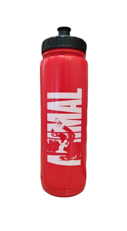 Animal Water Bottle, Red - 1000 ml.