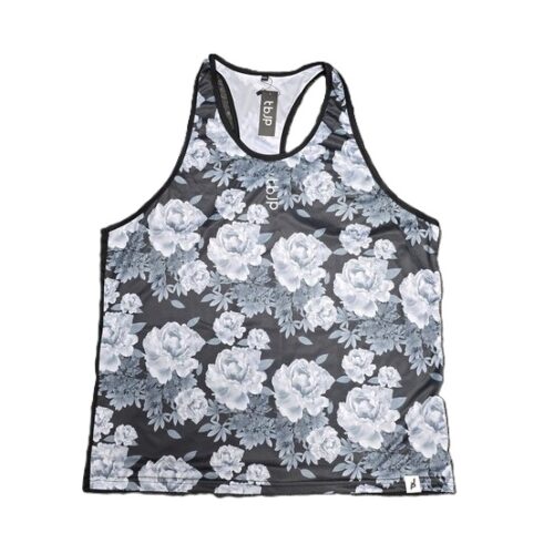 Trained by JP TBJP Tank Top, Flowers Blue - XXX-Large