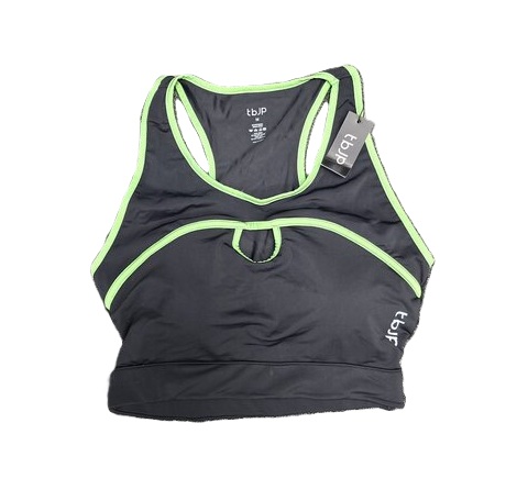 Trained by JP TBJP Sport Bra, Green Black - Medium