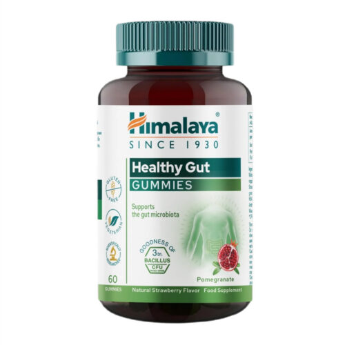Himalaya Healthy Gut Gummies, Natural Strawberry - 60 gummies