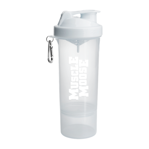 Muscle Moose Smartshake Slim, White On White - 500ml