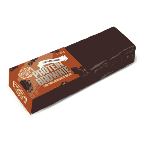 Mountain Joe's Protein Brownie, Chocolate Caramel - 10x60g
