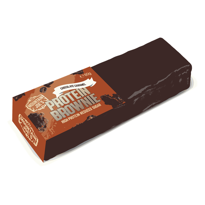 Mountain Joe's Protein Brownie, Chocolate Caramel - 10x60g