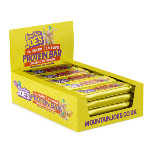 Mountain Joe's Protein Bar, Chocolate Eggsplosion - 12x55g