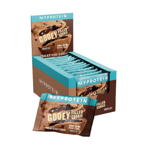 MyProtein Filled Cookie, Double Chocolate & Caramel - 12x75g