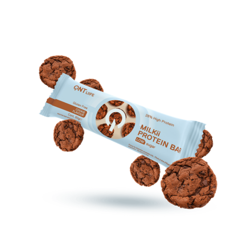 QNT Milkii Protein Bar, Chocolate Cookie - 12x60g