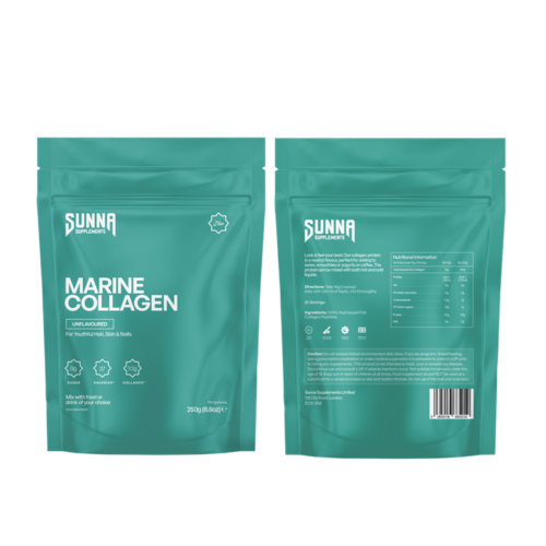 Sunna Supplements Marine Collagen, Unflavoured - 250g