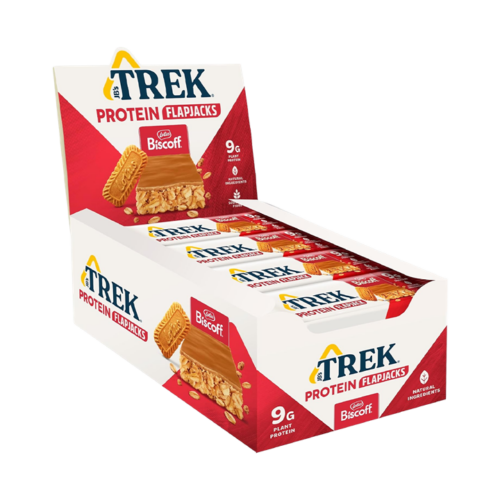 Trek High Protein Low Sugar, Biscoff - 12x55g