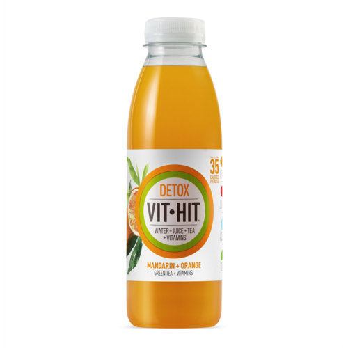 VitHit Detox, Mandarin & Orange - 12x500ml