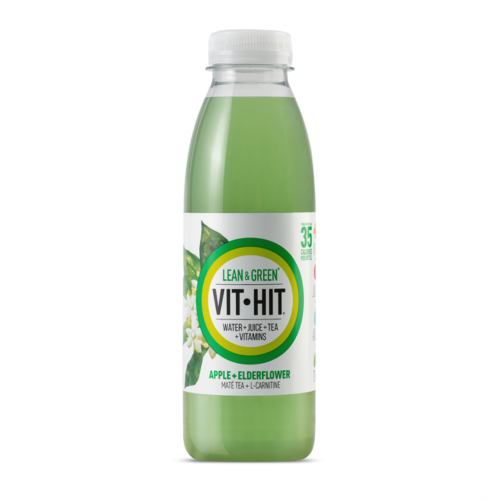 VitHit Lean & Green, Apple & Elderflower - 12x500ml