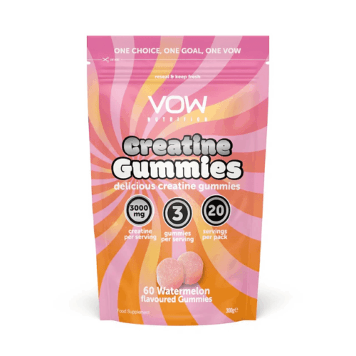 VOW Nutrition Creatine Gummies, Sour Apple - 60 Tablets