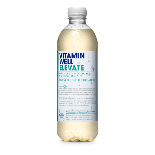 Vitamin Well Elevate, Pineapple & Wild Strawberry - 12x500ml