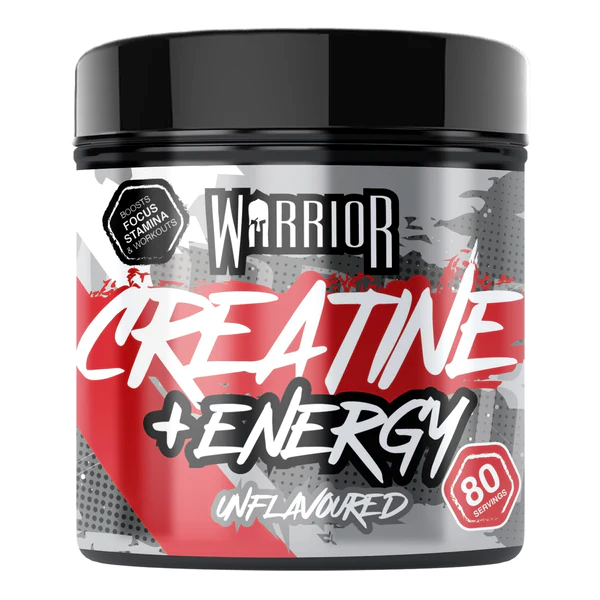 Warrior Creatine Plus Energy, Unflavoured - 360g