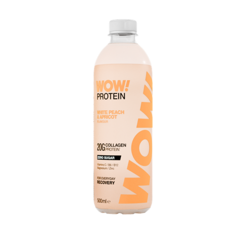 WOW! Protein, White Peach & Apricot - 12x500ml