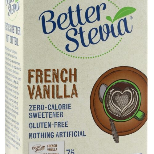 NOW Foods Better Stevia Packets, French Vanilla - 75 packets