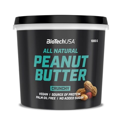 BioTechUSA Peanut Butter, Crunchy - 1000g