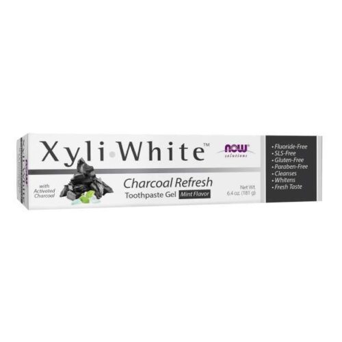 NOW Foods XyliWhite, Charcoal Refresh Toothpaste Gel - 181g