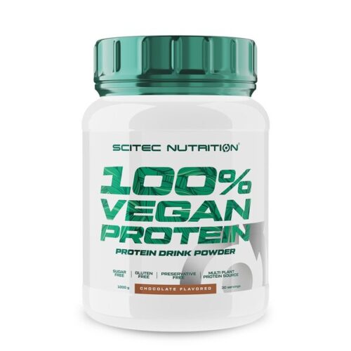 SciTec 100% Vegan Protein, Chocolate - 1000g