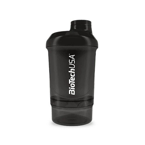 BioTechUSA Wave+ Shaker, Black Smoke - 300 ml. (+ 150 ml.)