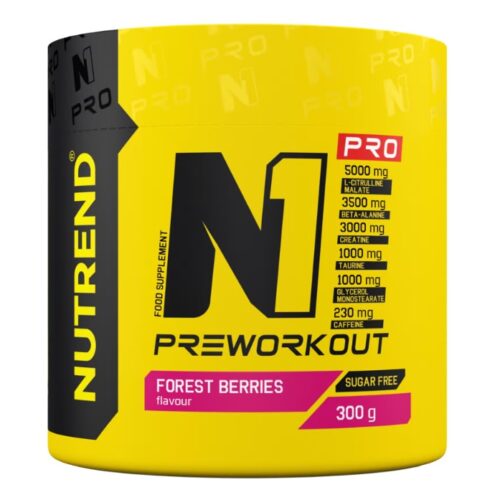 Nutrend N1 Pro Pre-Workout, Forest Berries - 300g