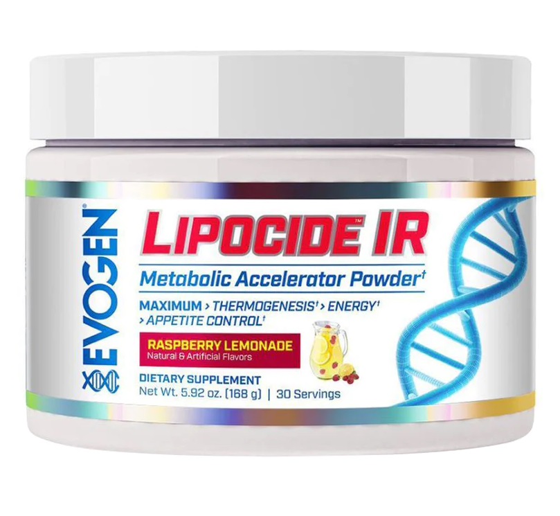 Evogen Lipocide IR, Raspberry Lemonade - 168g