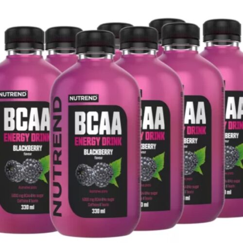 Nutrend BCAA Energy Drink, Blackberry - 8 x 330 ml.